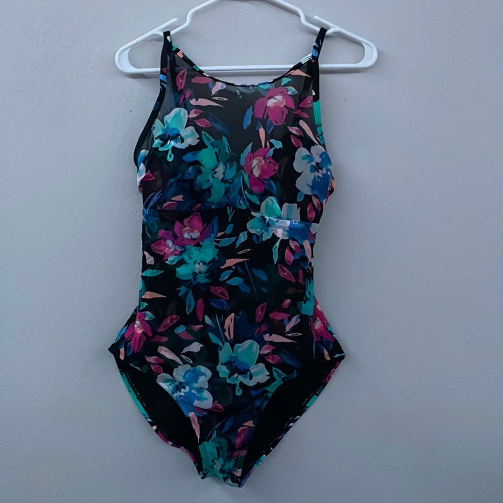 Floral one piece bathing suit… beautiful fit and shaper